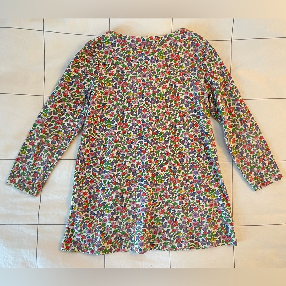 Mini Boden Halloween Pumpkin Pocket Floral Dress - Picture 9 of 9